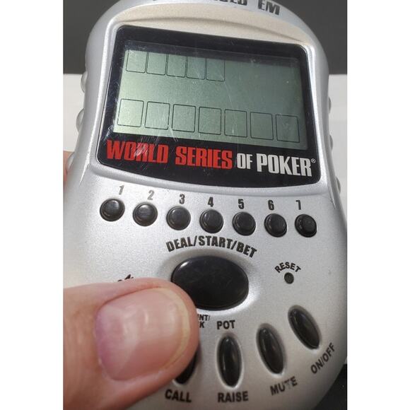 World Series of Poker Electronic Texas Hold 'em Poker Handheld**WORKS** - Picture 5 of 5